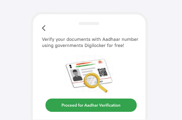 personal details for Aadhaar verification.